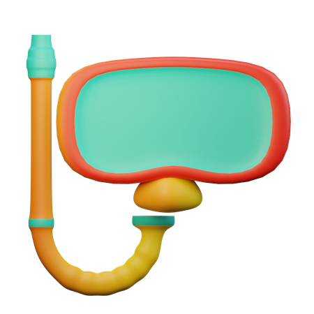 Snorkeling  3D Illustration