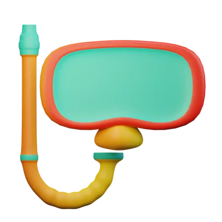 Snorkeling 3D Illustration