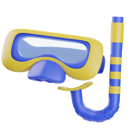 SNORKELING DEVICE 3D Icon