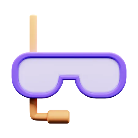 Snorkeling Mask  3D Icon