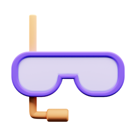 Snorkeling Mask  3D Icon