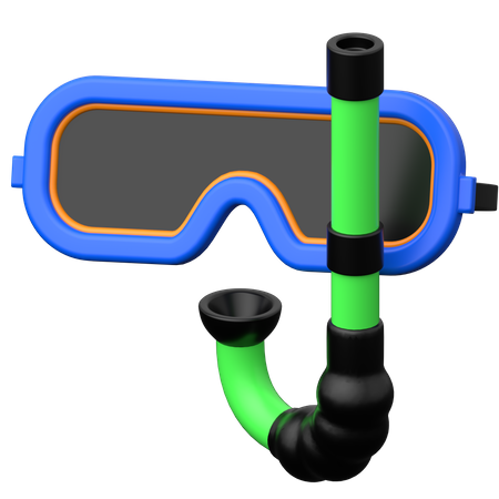 Snorkeling mask  3D Icon