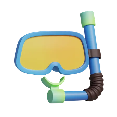 Snorkelling  3D Icon