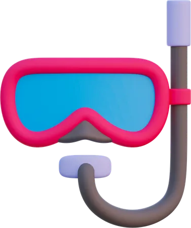 Dive Into Summer Adventures With The Snorkel Icon Perfect For Adding An Adventurous And Aquatic Touch To Websites Apps And Social Media Its The Ultimate Symbol Of Exploring Underwater Wonders 3D Icon