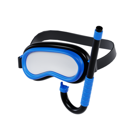 Snorkling Glasses  3D Icon
