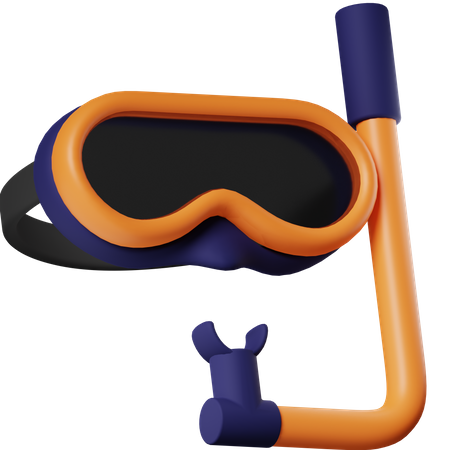Snorkling Googles  3D Icon