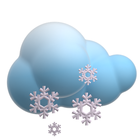 Snow  3D Icon