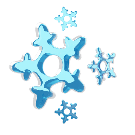 Snow  3D Icon