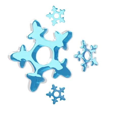Snow  3D Icon