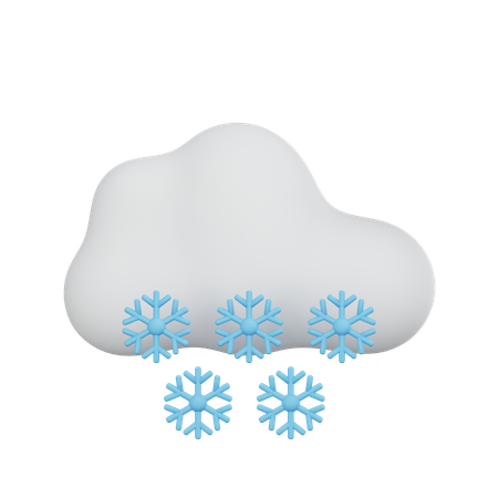 Snow  3D Icon