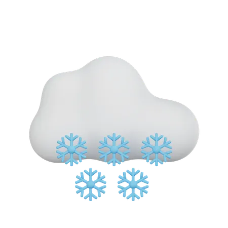 Snow  3D Icon