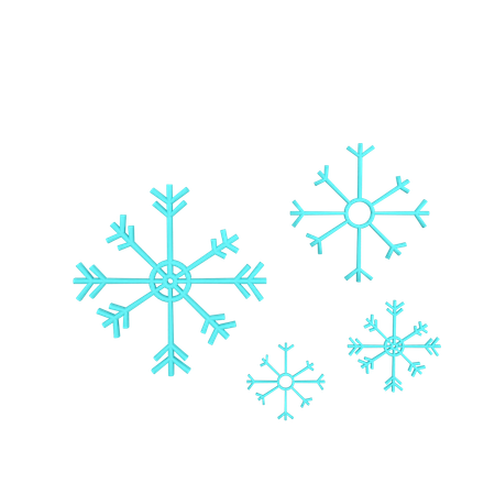 Snow  3D Icon