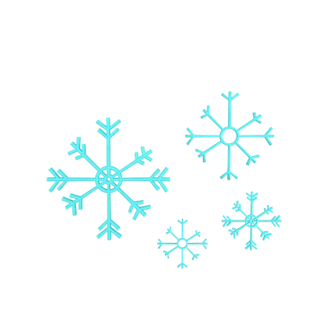 Snow  3D Icon