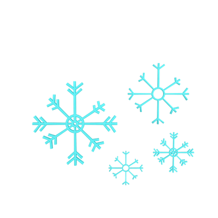Snow  3D Icon