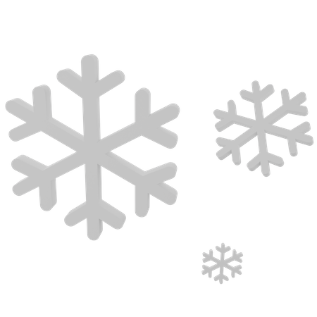 Snow  3D Icon