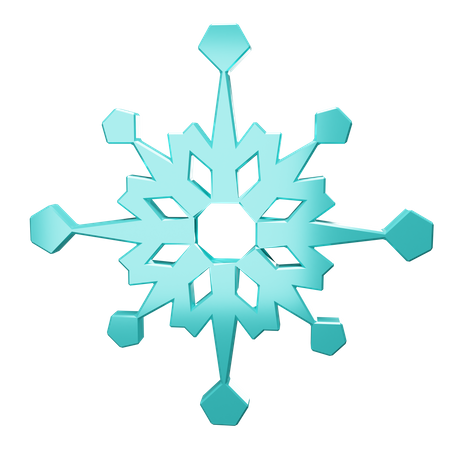 Snow  3D Icon