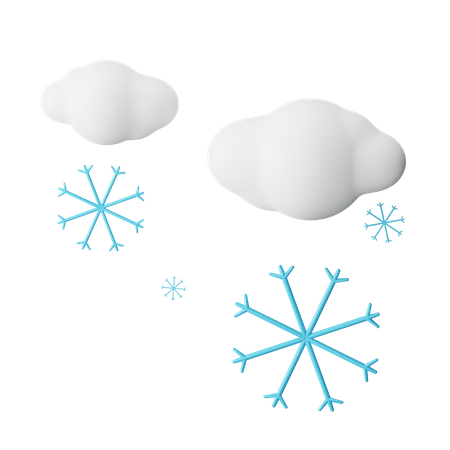 Snow  3D Icon