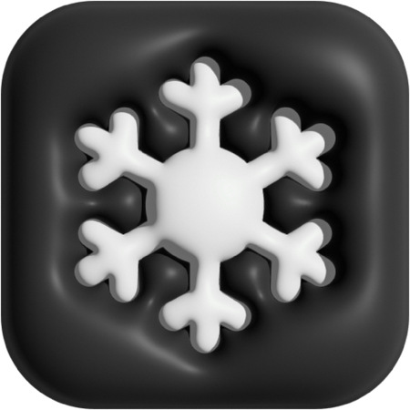 Snow  3D Icon