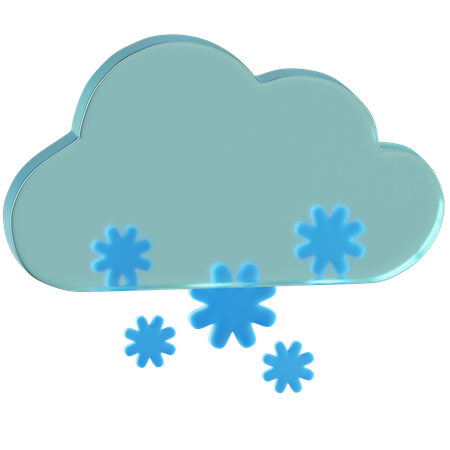Snow  3D Icon