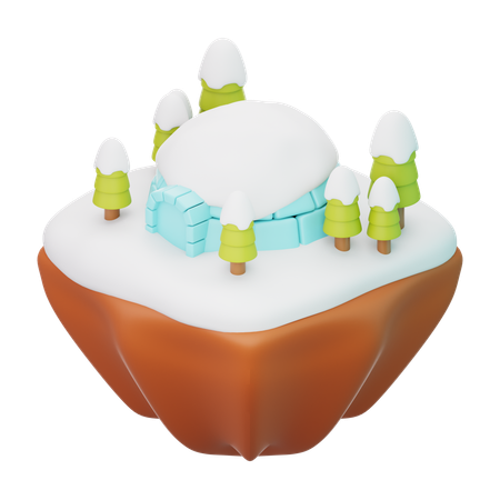 Snow  3D Icon