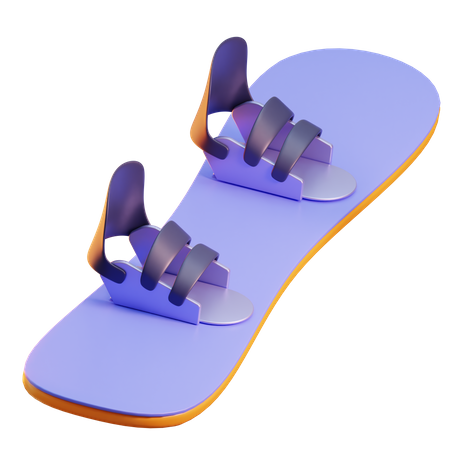 Snow board  3D Icon