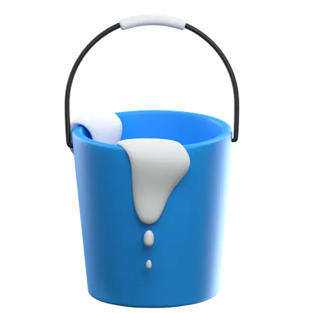 Snow Bucket  3D Icon