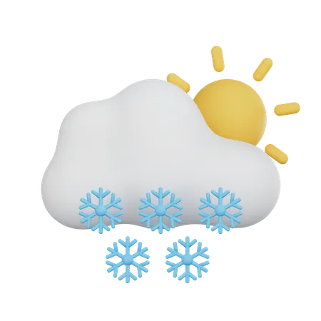 Snow Day  3D Icon