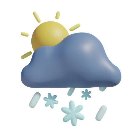 Snow Day  3D Icon