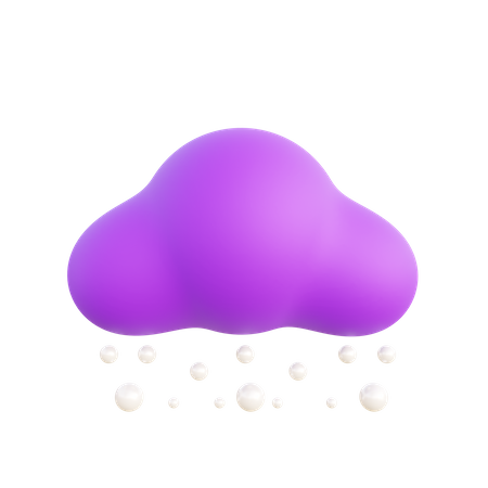 Snow fall  3D Icon