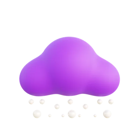 Snow fall  3D Icon