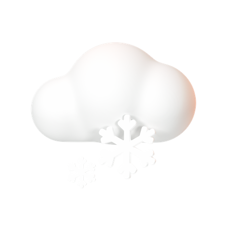 Snow Fall  3D Icon