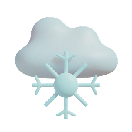 Snow Fall  3D Icon