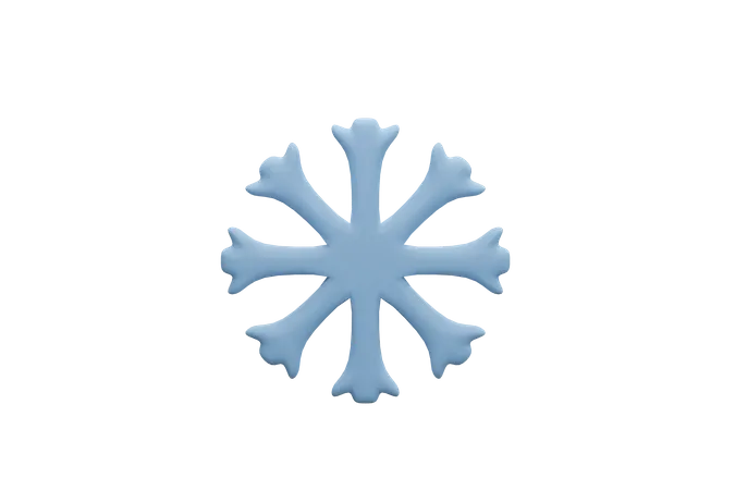 Snow Flake 3D Icon