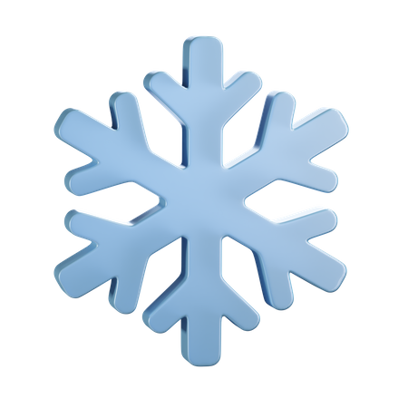 Snow Flakes 3D Icon