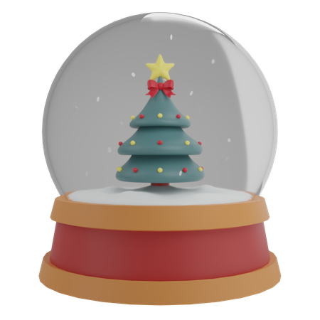 Snow Globe  3D Icon