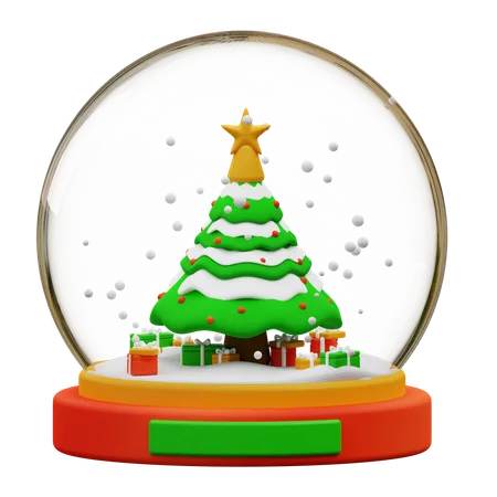 3 D Illustration Of Christmas Tree Decoration Lights 3D Icon