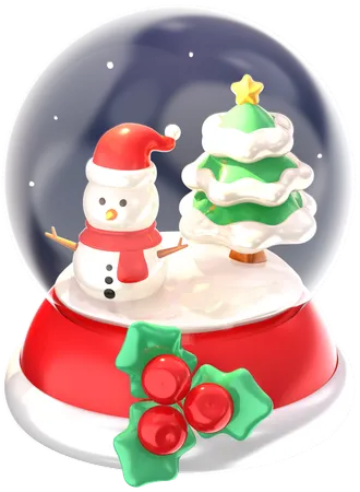 Snow Globe  3D Icon