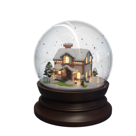 Snow Globe  3D Icon