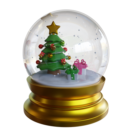 Snow Globe  3D Icon