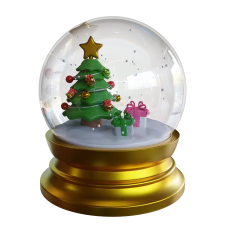 Snow Globe  3D Icon