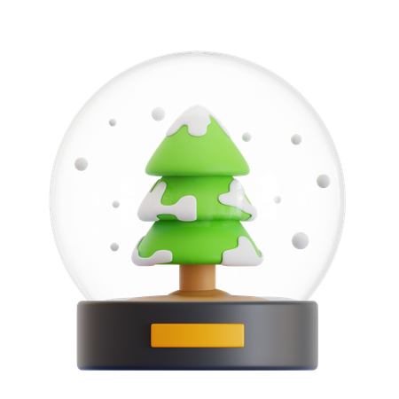 Snow Globe  3D Icon