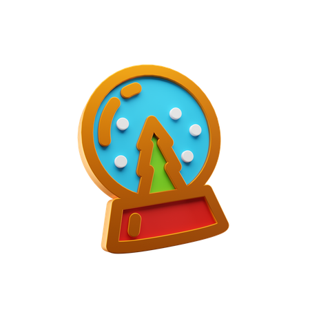 Snow Globe  3D Icon