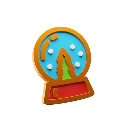 Snow Globe  3D Icon