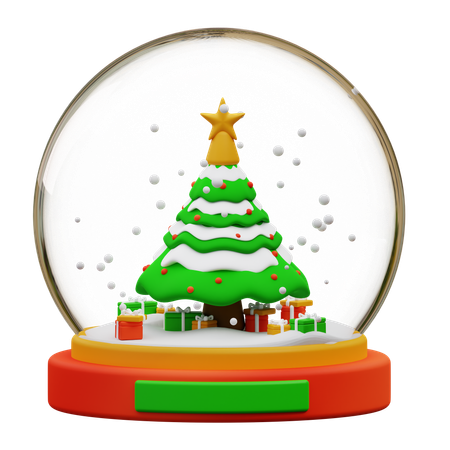 Snow Globe  3D Icon