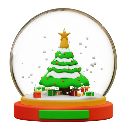 Snow Globe  3D Icon