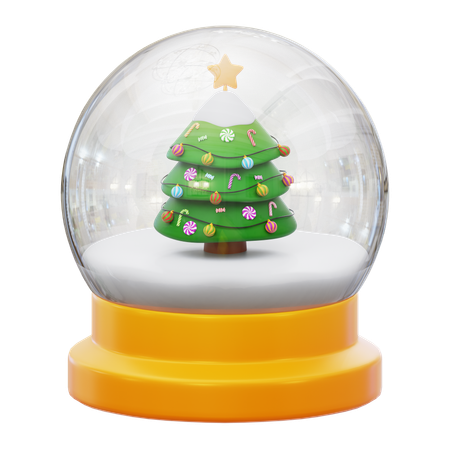 Snow Globe  3D Icon