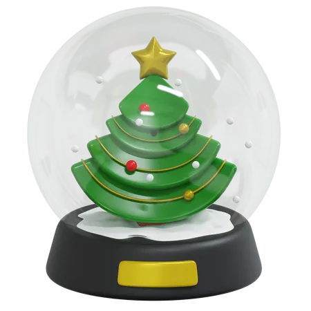 Snow Globe  3D Icon