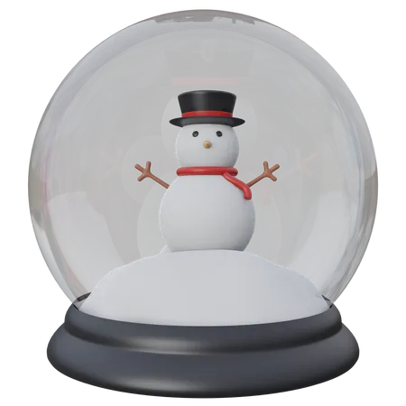 Snow Globe  3D Icon