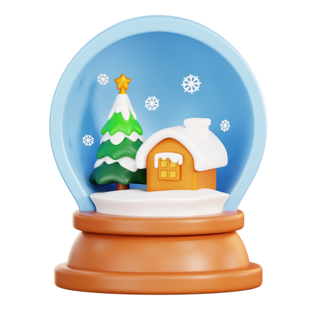 Snow Globe  3D Icon