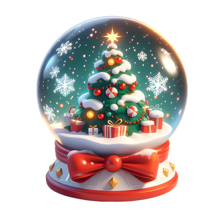 Snow Globe  3D Icon